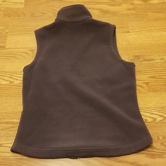 Columbia Dark Purple Fleece Vest - Picture 6 of 6